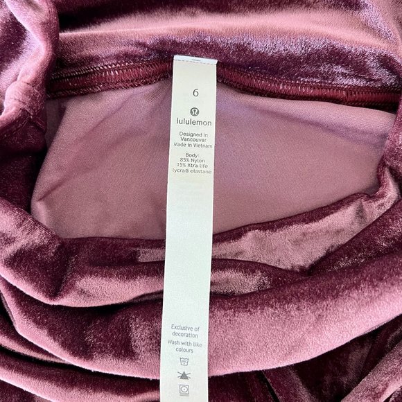 NWOT Lululemon Velour Wunder Under Leggings - Picture 5 of 5